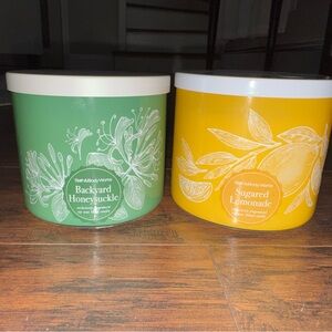 Bath and Body Works 3 Wick Candle Set